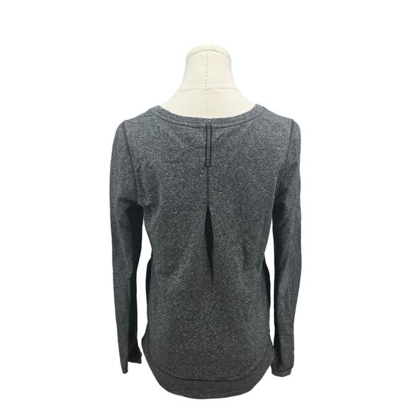 Lululemon 
Exhalation Pullover II 
In Heathered Speckled Black - Picture 3 of 5